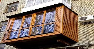 Внешняя отделка балкона Северодвинск цена от 1038 руб. м/2.